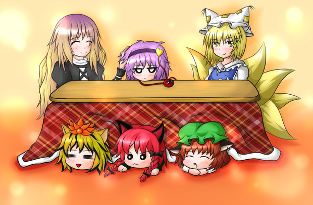 猫はこたつで Ry エヴァンドラゴン さんのイラスト ニコニコ静画 イラスト