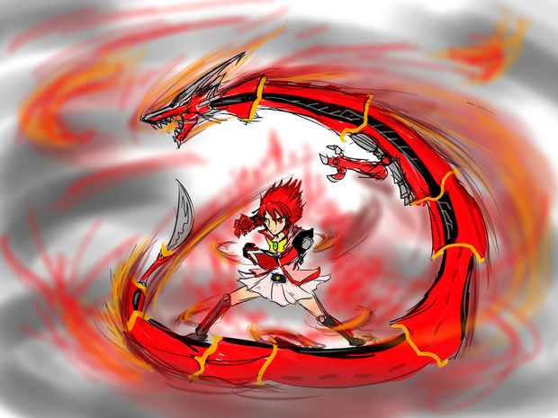ドラグレッダー ニコニコ静画 イラスト