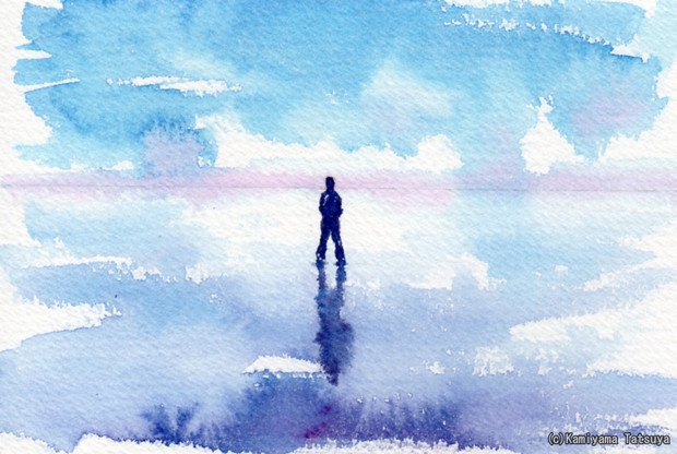 ウユニ塩湖 かみやまたつや さんのイラスト ニコニコ静画 イラスト