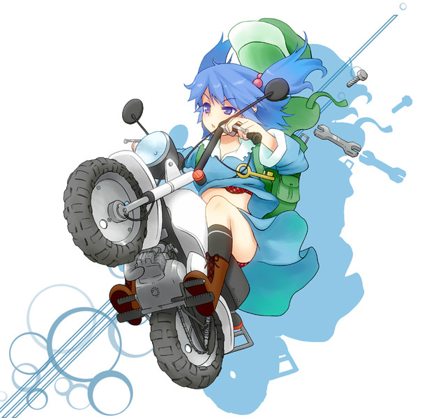 バイクで疾走にとり 壱月睦月 さんのイラスト ニコニコ静画 イラスト