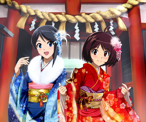 あいえり初詣 Hina さんのイラスト ニコニコ静画 イラスト
