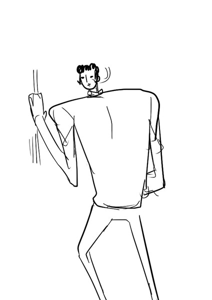 背中の広い彼氏 Ttm 達未 さんのイラスト ニコニコ静画 イラスト