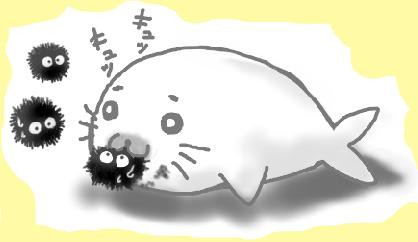 ゴマちゃんとまっくろくろすけ テイタ さんのイラスト ニコニコ静画 イラスト
