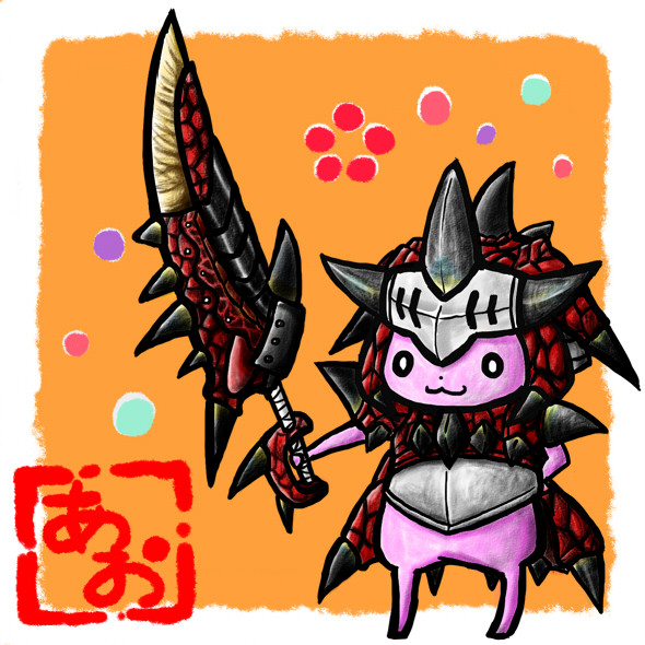 桜アイルー レウス装備 あお さんのイラスト ニコニコ静画 イラスト