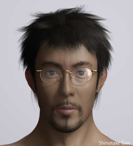 Trickの上田次郎を３dで作ってみた シノタケゴン さんのイラスト ニコニコ静画 イラスト