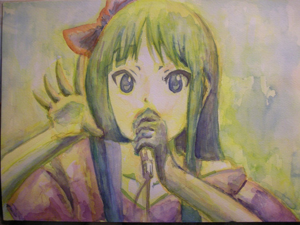 けいおん 秋山澪 水彩 カイムマン さんのイラスト ニコニコ静画 イラスト