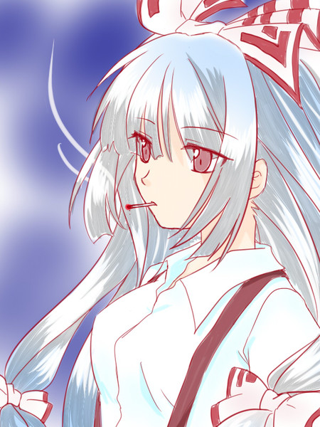 落書き 藤原妹紅 くるまっち さんのイラスト ニコニコ静画 イラスト