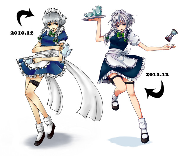 一年越しの咲夜さん よしだ さんのイラスト ニコニコ静画 イラスト