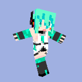 Minecraft 初音ミク スキン Amane さんのイラスト ニコニコ静画 イラスト