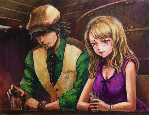 虎薔薇 油絵 タフト さんのイラスト ニコニコ静画 イラスト