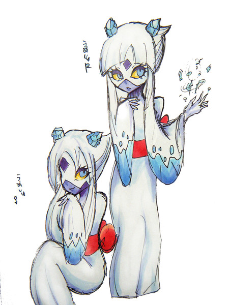 ユキメノコ擬人化 うぇーい さんのイラスト ニコニコ静画 イラスト