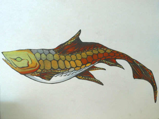 過去絵 古代魚風味 04 さんのイラスト ニコニコ静画 イラスト