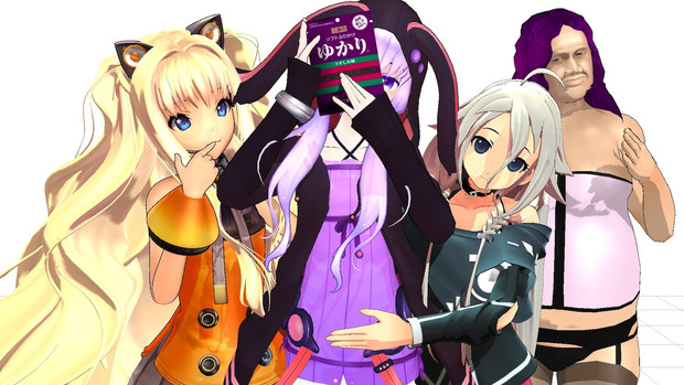 ボカロ３の３人をちょっと並べてみた F くま さんのイラスト ニコニコ静画 イラスト