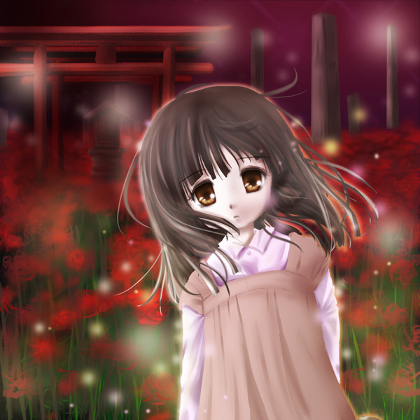 夕闇の少女 月居咲々 さんのイラスト ニコニコ静画 イラスト