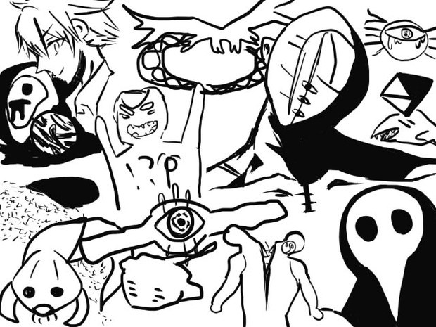 何も見ないで エヴァの使徒たちを描いてみたらこうなった 湯沢ユウ モッコロ さんのイラスト ニコニコ静画 イラスト