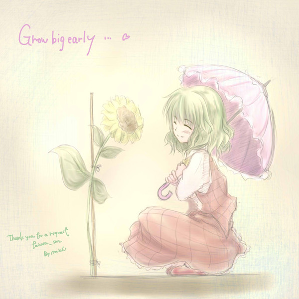 リクエスト画 しゃがみ幽香さん Michi さんのイラスト ニコニコ静画 イラスト