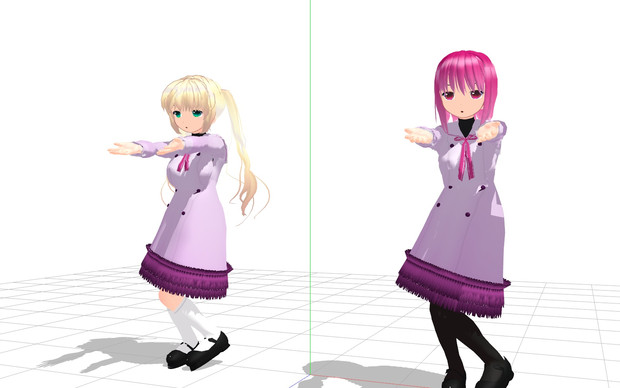 MMDキャラクター　ロウきゅーぶ!　Ver0.10