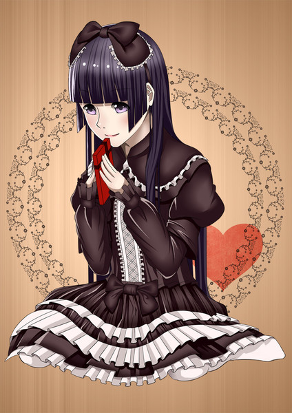恥ずかしそうにチョコレートを渡してくる女の子 エル さんのイラスト ニコニコ静画 イラスト