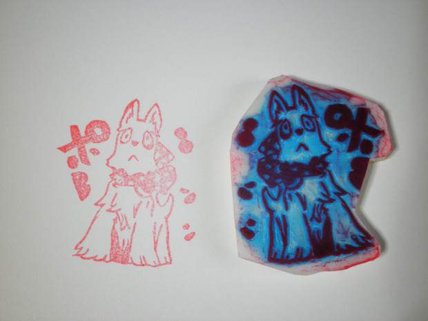 消しゴムはんこ 青の祓魔師 Koruru90 さんのイラスト ニコニコ静画 イラスト