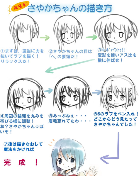 講座 さやかちゃんの描き方 テラ L カレー 末吉 さんのイラスト ニコニコ静画 イラスト