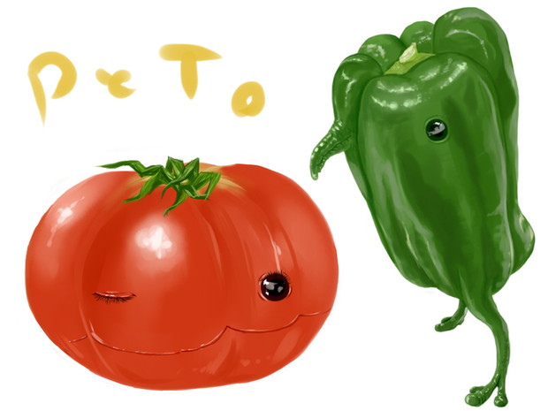 ｐさんとｔさん はなくま さんのイラスト ニコニコ静画 イラスト