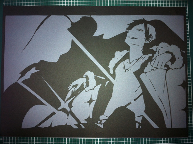 切り絵 折原 臨也 デュラララ ななす さんのイラスト ニコニコ静画 イラスト