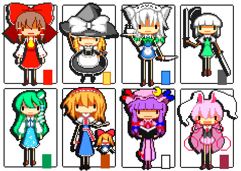 ドット絵 マッチ棒系少女ズ Tocoda さんのイラスト ニコニコ静画 イラスト