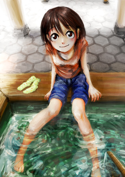 足湯 足湯 さんのイラスト ニコニコ静画 イラスト