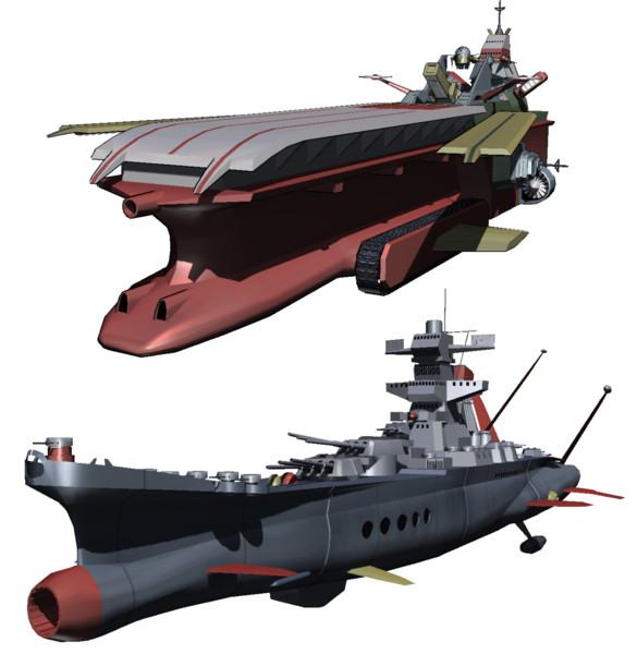 合体空母と合体戦艦 Orzer ソムロ さんのイラスト ニコニコ静画 イラスト