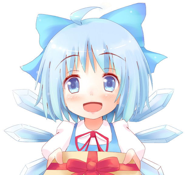 チルノ あたいのチョコあげるっ わかみず さんのイラスト ニコニコ静画 イラスト