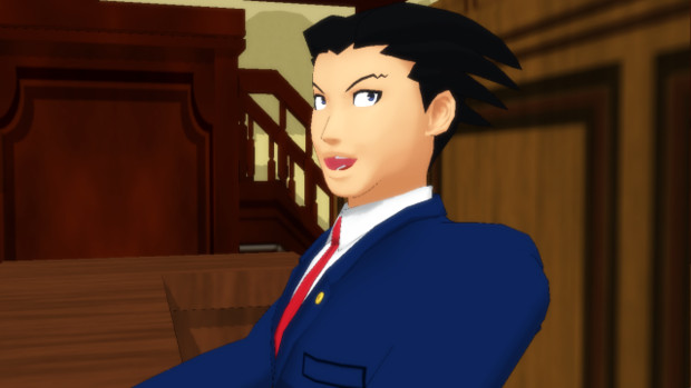 劇場版 逆転裁判 で霊媒で蘇った綾里千尋を見た時の成歩堂龍一のなんとも言いがたい表情 ベホイミ さんのイラスト ニコニコ静画 イラスト