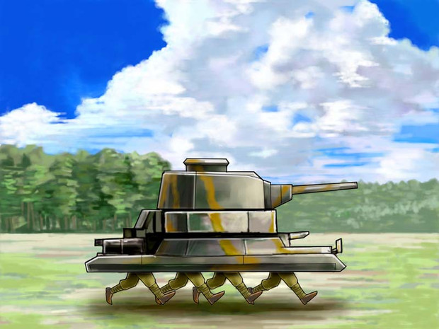 ダンボール戦車 ニコニコ静画 イラスト