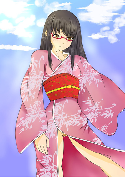 着物女 露出狂ではない 真裏ヨノリ さんのイラスト ニコニコ静画 イラスト