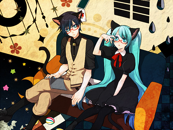 黒猫系男女 ビテ さんのイラスト ニコニコ静画 イラスト