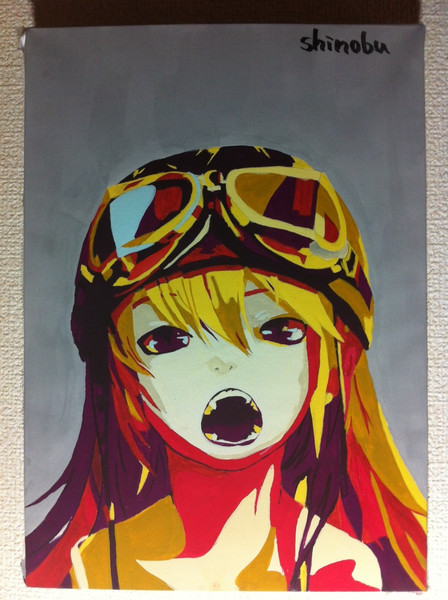 絵の具で描いた忍ちゃん Aru さんのイラスト ニコニコ静画 イラスト