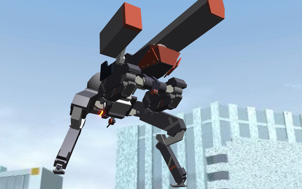 ピースウォーカー2足歩行 3ｄ自作 クロス さんのイラスト ニコニコ静画 イラスト