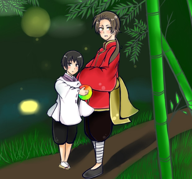 月夜の散歩道 緒李 さんのイラスト ニコニコ静画 イラスト