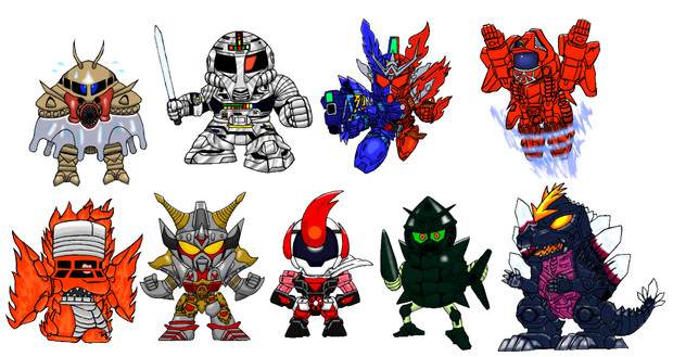 特撮 Sdガンダム ジェット炎 さんのイラスト ニコニコ静画 イラスト