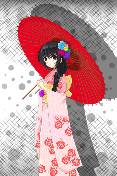 着物少女 Kappa238 さんのイラスト ニコニコ静画 イラスト
