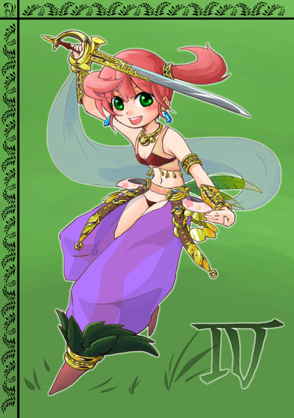 世界樹の迷宮4 ダンサー つるぎのまい さんのイラスト ニコニコ静画 イラスト