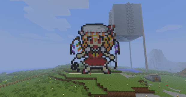 マインクラフトドット絵 フランドール スカーレット ブラッド さんのイラスト ニコニコ静画 イラスト