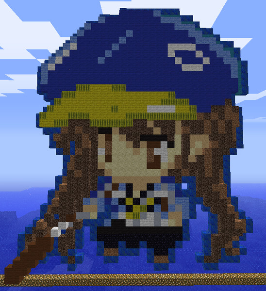 マイクラで簡単に作れるドット絵 いろいろ フーカ かい さんのイラスト ニコニコ静画 イラスト