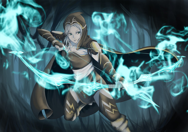 League Of Legends Ashe T N さんのイラスト ニコニコ静画 イラスト