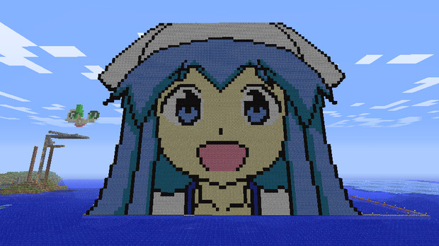 minecraftでイカ娘