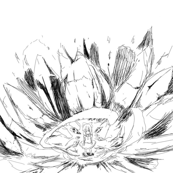 湖に咲く一輪の花 ちゃま さんのイラスト ニコニコ静画 イラスト