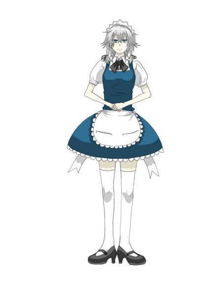 咲夜立ち絵 紙様 さんのイラスト ニコニコ静画 イラスト