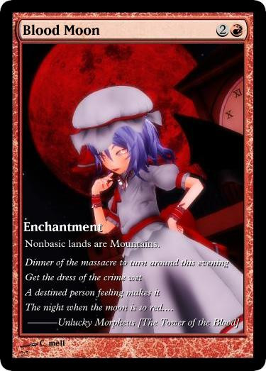 MTG 血染めの月　英語版 血染めの月/Blood Moon《日本語》【2XM】