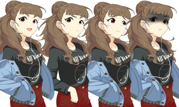 神谷奈緒の立ち絵ﾂｸｯﾃﾐﾀー アチル さんのイラスト ニコニコ静画 イラスト