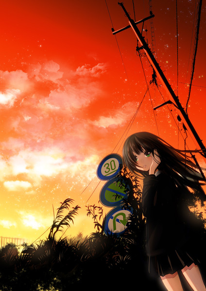 渋谷凛ちゃんと夕日 ももも さんのイラスト ニコニコ静画 イラスト