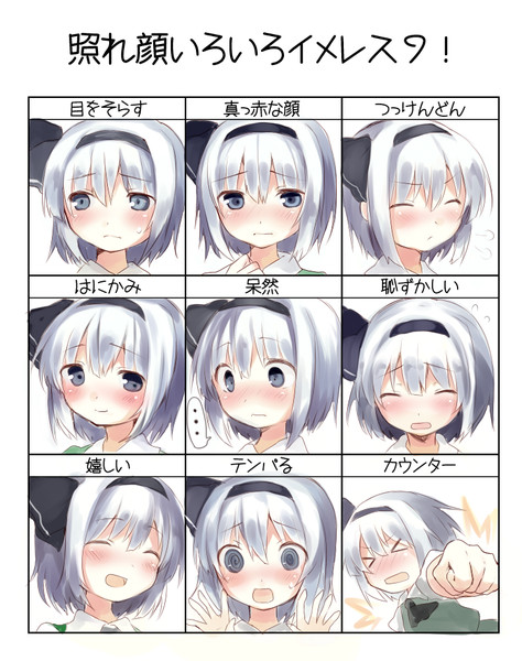 妖夢で表情練習3 あてごや さんのイラスト ニコニコ静画 イラスト